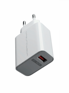 Зарядное устройство для телефона, Быстрая зарядка 18Вт адаптер USB Орбита OT-APU65